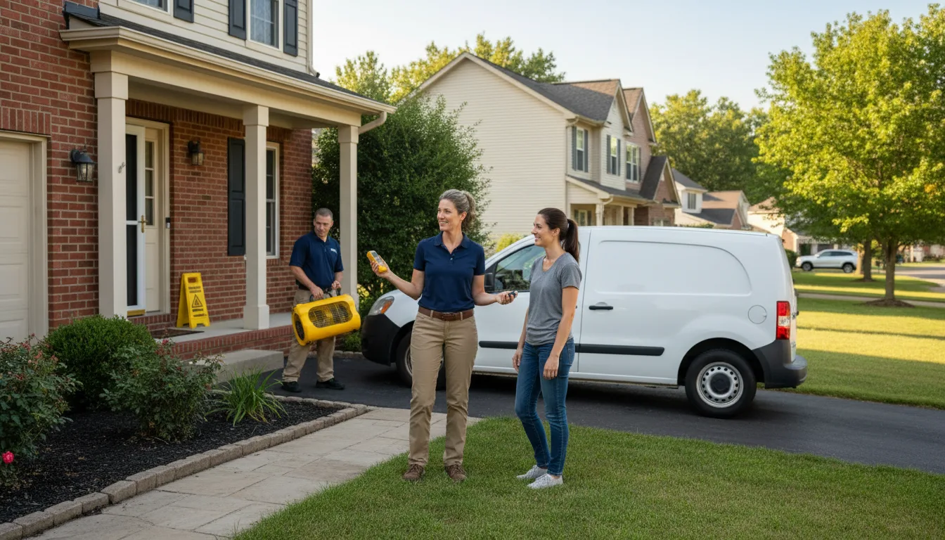 Water restoration image for Dehumidification And Cleanup Services in Verdugo City, CA